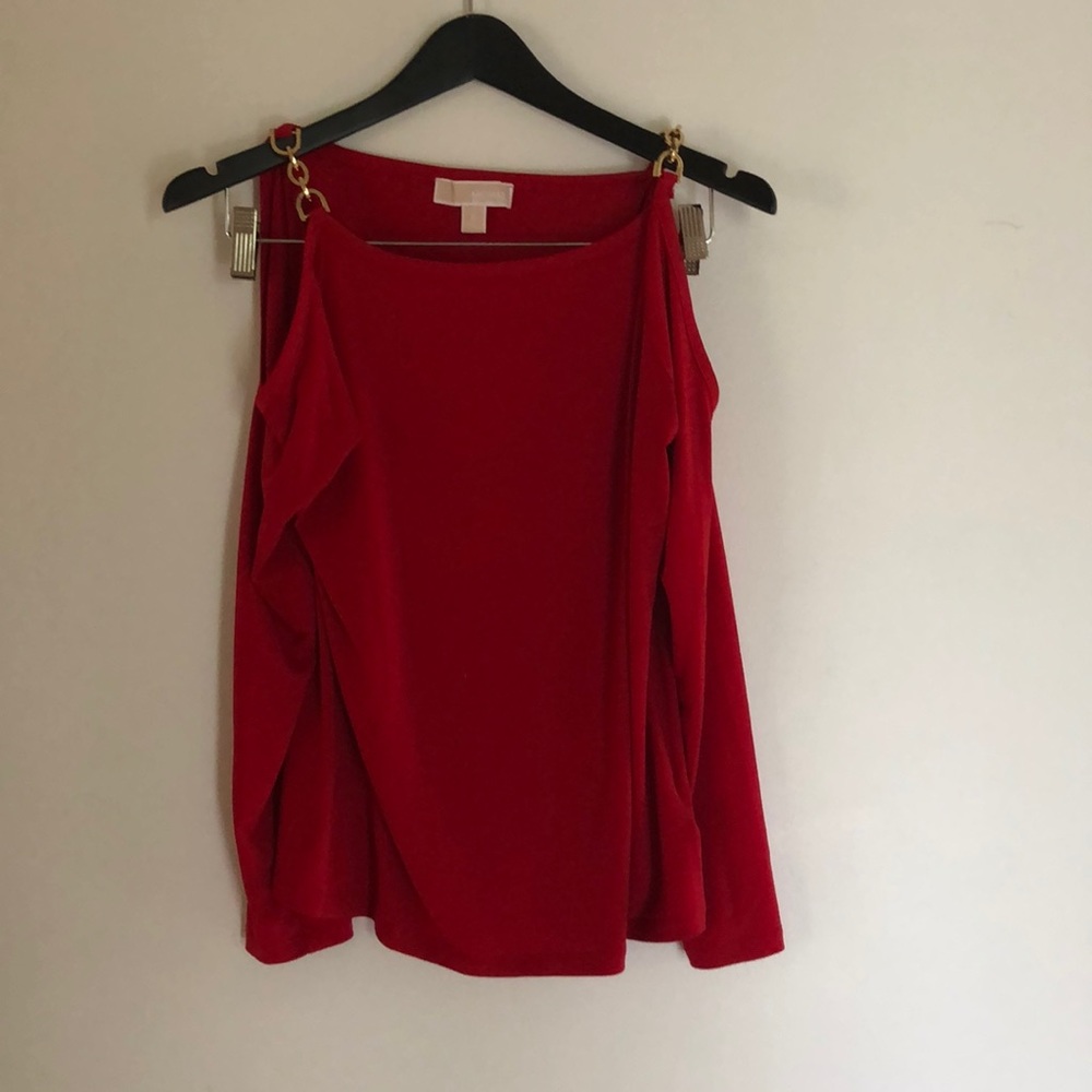 Michael Kors Cold Shoulder top